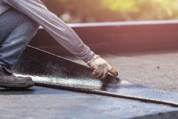 Professional Exterior Waterproofing technician working in McLean, VA